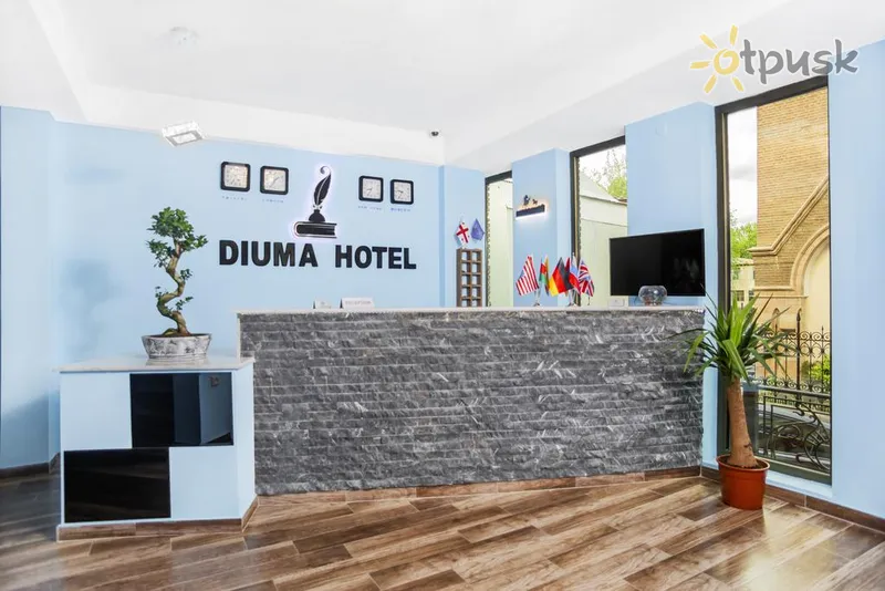 Фото отеля Diuma Hotel 4* Тбилиси Грузия лобби и интерьер