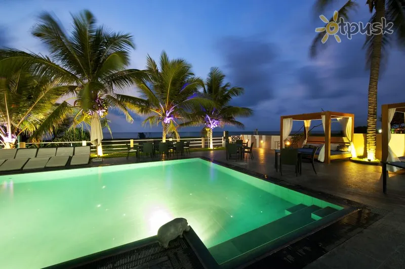 Фото отеля The Beach All Suite Hotel 4* Negombo Šri Lanka išorė ir baseinai