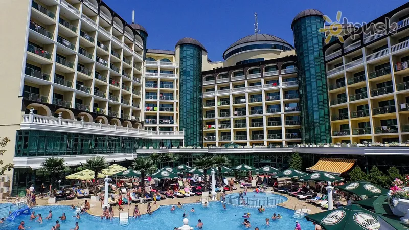 Фото отеля Planeta Hotel & Aquapark 5* Saulainā pludmale Bulgārija ārpuse un baseini