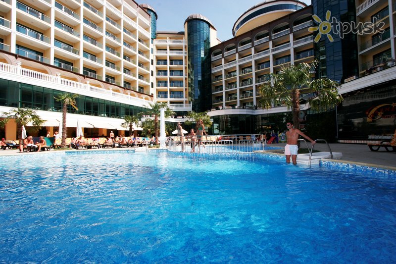 Фото отеля Planeta Hotel & Aquapark 5* Солнечный берег Болгария экстерьер и бассейны