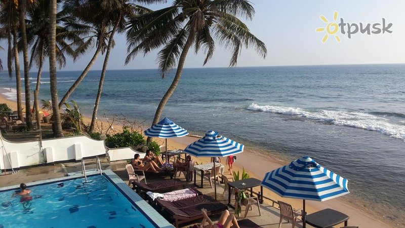 Фото отеля Nippon Villa Beach Resort 3* Хіккадува Шрі Ланка пляж