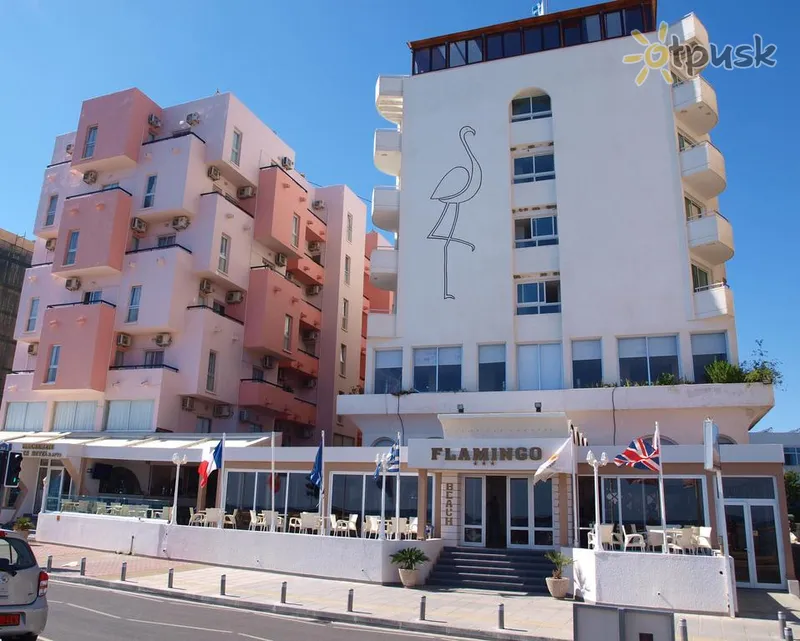 Фото отеля Flamingo Beach Hotel 3* Larnaka Kipra ārpuse un baseini