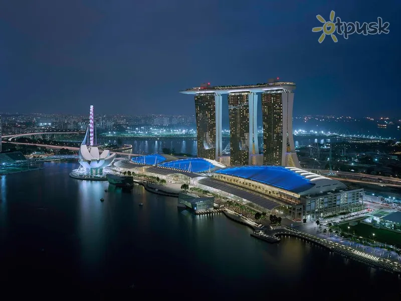 Фото отеля Marina Bay Sands 5* Singapūras Singapūras išorė ir baseinai