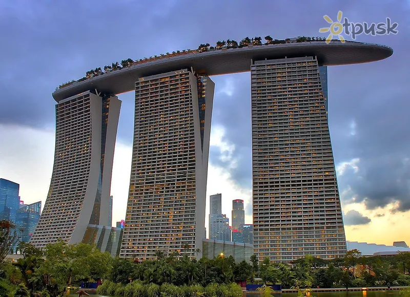 Фото отеля Marina Bay Sands 5* Сингапур Сингапур экстерьер и бассейны