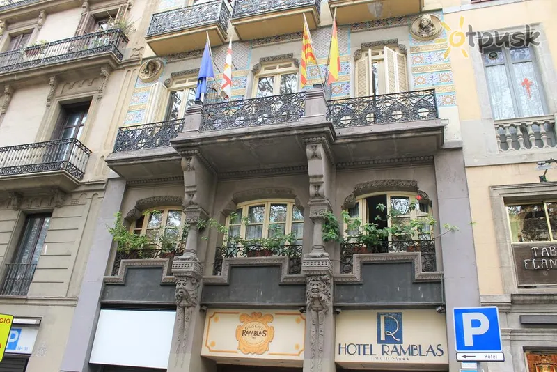 Фото отеля Ramblas Barcelona 3* Barselona Spānija ārpuse un baseini