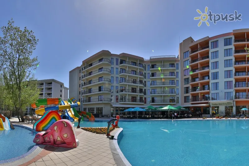 Фото отеля Prestige Hotel & Aqua Park 4* Zelta smiltis Bulgārija ārpuse un baseini