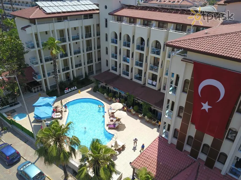 Фото отеля Club Hotel Diana 3* Marmarisa Turcija ārpuse un baseini