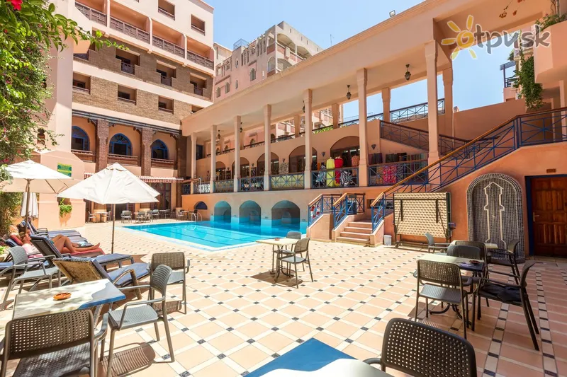 Фото отеля Oudaya Hotel & Spa 4* Marakešas Marokas išorė ir baseinai