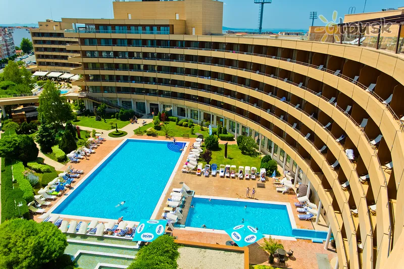 Фото отеля Grand Hotel Pomorie 5* Pomorie Bulgarija išorė ir baseinai