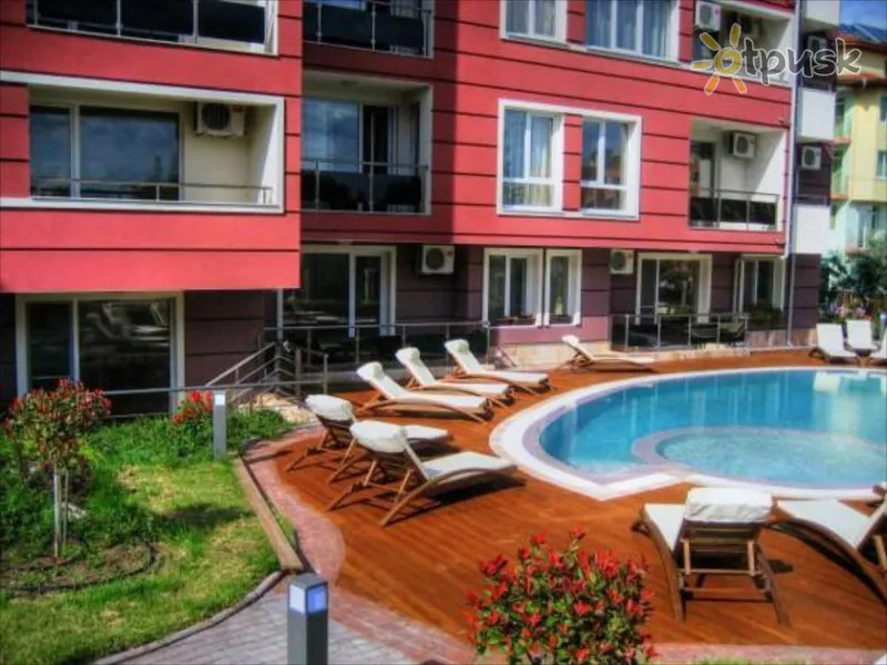 Фото отеля Allia Apartments 3* Ravda Bulgārija ārpuse un baseini