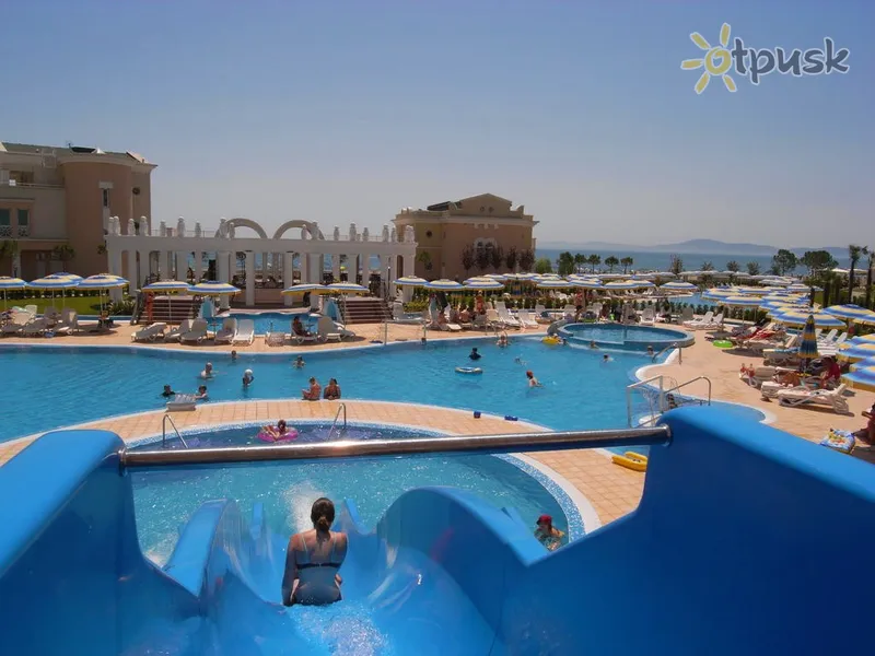 Фото отеля Sunset Resort 5* Pomorie Bulgarija vandens parkas, kalneliai