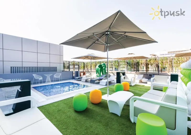Фото отеля Studio M Arabian Plaza Hotel 3* Дубай ОАЭ экстерьер и бассейны