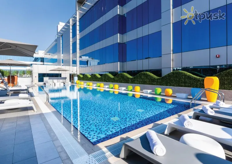 Фото отеля Studio M Arabian Plaza Hotel 3* Дубай ОАЭ экстерьер и бассейны