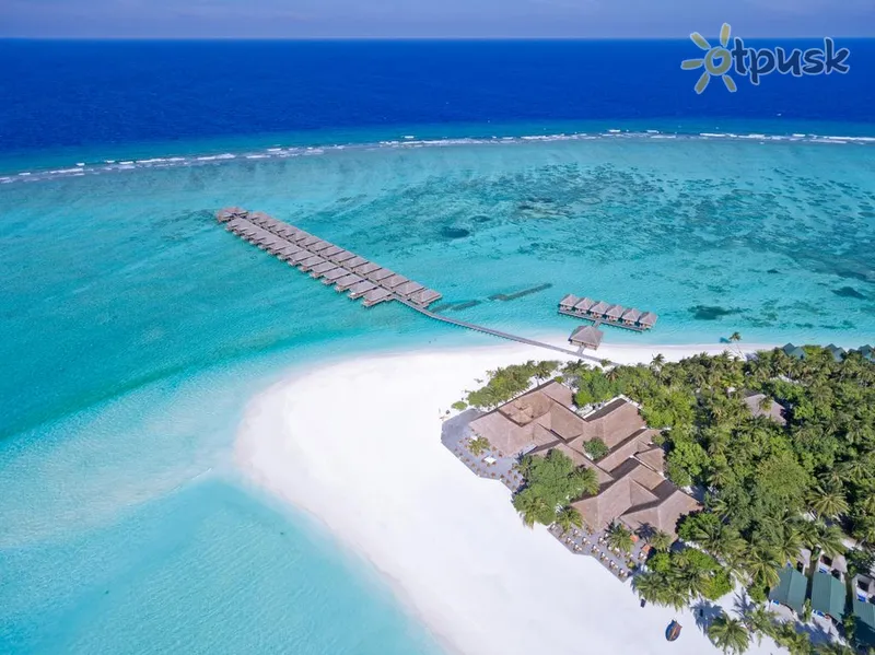 Фото отеля Meeru Island Resort & Spa 5* Ziemeļu Males atols Maldīvija ārpuse un baseini