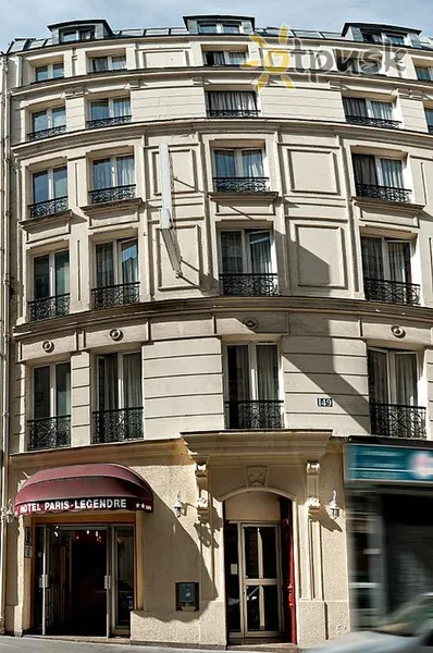 Фото отеля Paris Legendre 2* Paryžius Prancūzija išorė ir baseinai