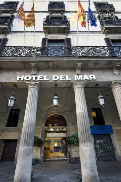 Фото отеля Del Mar Hotel 3* Barselona Ispanija išorė ir baseinai