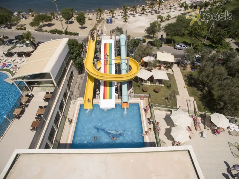 Фото отеля Jasmin Beach Hotel 4* Bodrumas Turkija vandens parkas, kalneliai