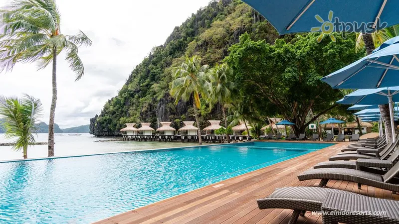 Фото отеля El Nido Resort Miniloc Island 4* apie. Palavanas Filipinai išorė ir baseinai