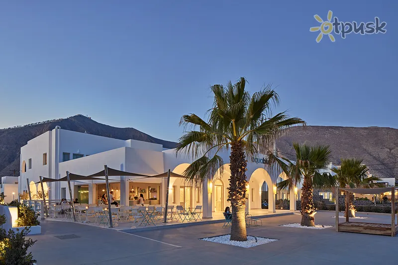 Фото отеля Aqua Blue Hotel 4* par. Santorini Grieķija bāri un restorāni