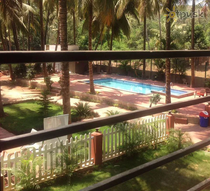 Фото отеля Morjim Grand Inn Resort 3* Šiaurės Goa Indija išorė ir baseinai