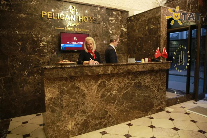 Фото отеля Pelican House Hotel 3* Стамбул Турция лобби и интерьер