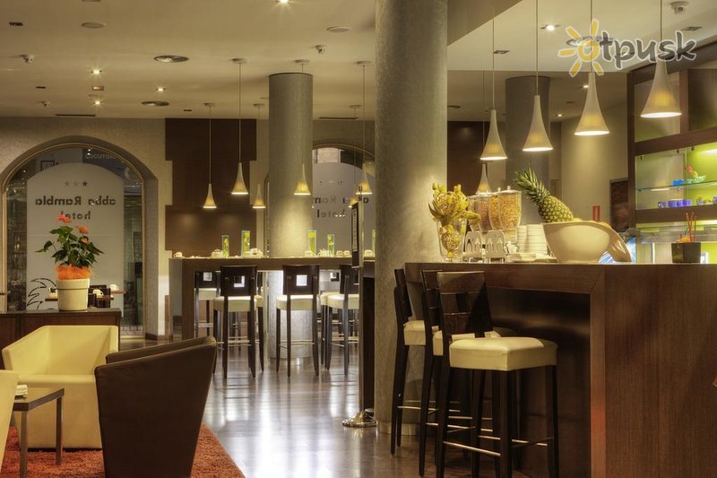 Фото отеля Abba Rambla Hotel 3* Barselona Ispanija barai ir restoranai