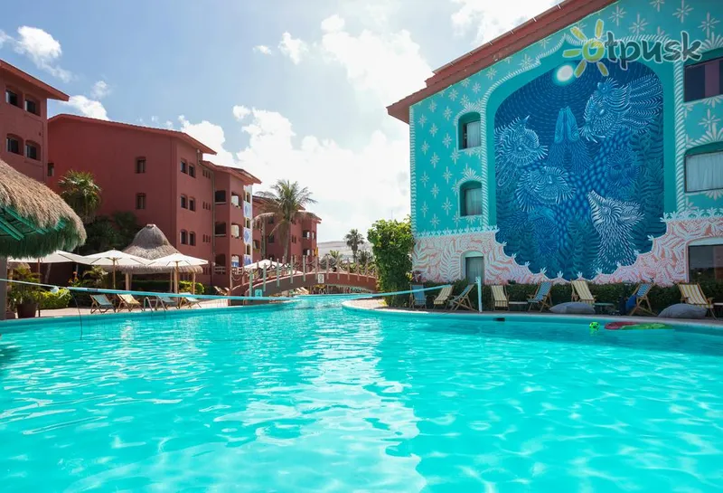 Фото отеля Selina Cancun Laguna 3* Kankuna Meksika ārpuse un baseini