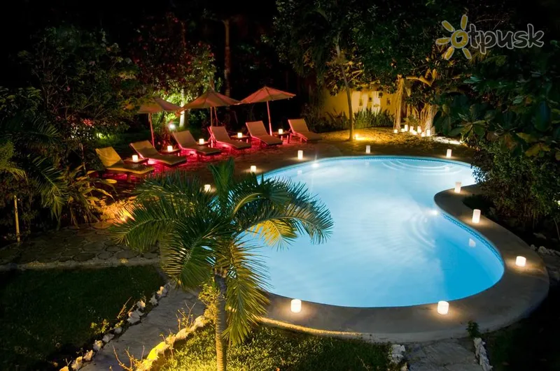 Фото отеля Na Balam Beach Hotel 4* Maya Riviera Meksika išorė ir baseinai