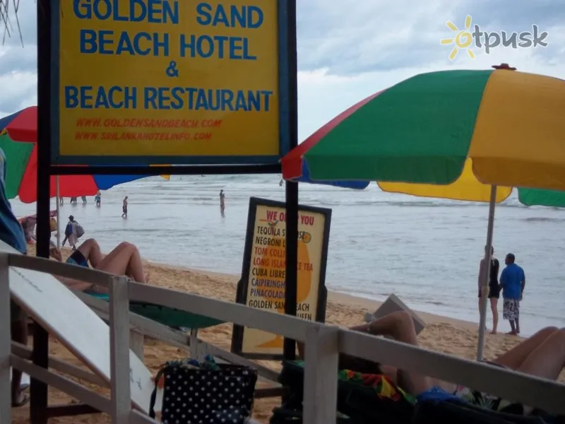 Фото отеля Golden Sand Beach Hotel 2* Hikaduva Šrilanka bāri un restorāni