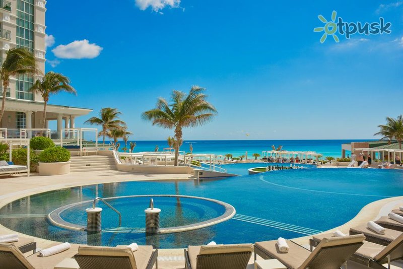 Фото отеля Sandos Cancun All Inclusive Resort 5* Канкун Мексика экстерьер и бассейны