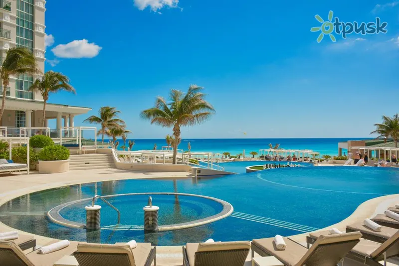 Фото отеля Sandos Cancun All Inclusive Resort 5* Kankuna Meksika ārpuse un baseini