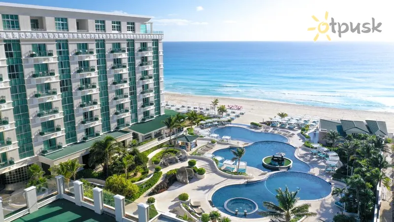 Фото отеля Sandos Cancun All Inclusive Resort 5* Kankuna Meksika ārpuse un baseini