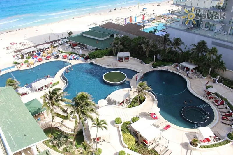Фото отеля Sandos Cancun All Inclusive Resort 5* Канкун Мексика екстер'єр та басейни