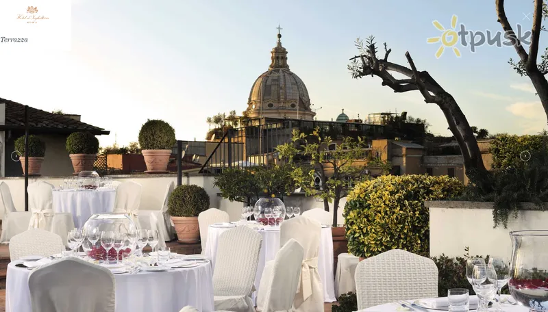 Фото отеля D'Inghilterra 5* Roma Itālija bāri un restorāni