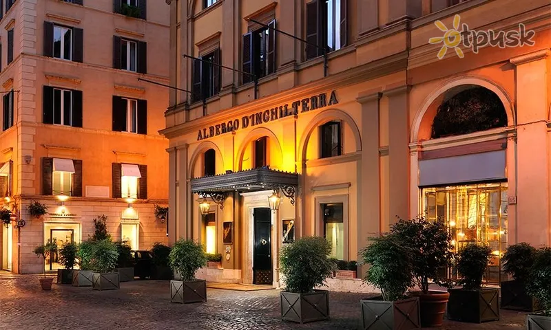 Фото отеля D'Inghilterra 5* Roma Itālija ārpuse un baseini