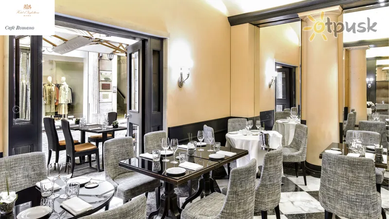 Фото отеля D'Inghilterra 5* Roma Itālija bāri un restorāni