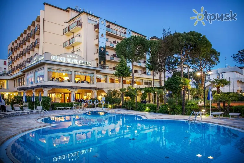 Фото отеля Gallia Grand Hotel 4* Rimini Itālija ārpuse un baseini