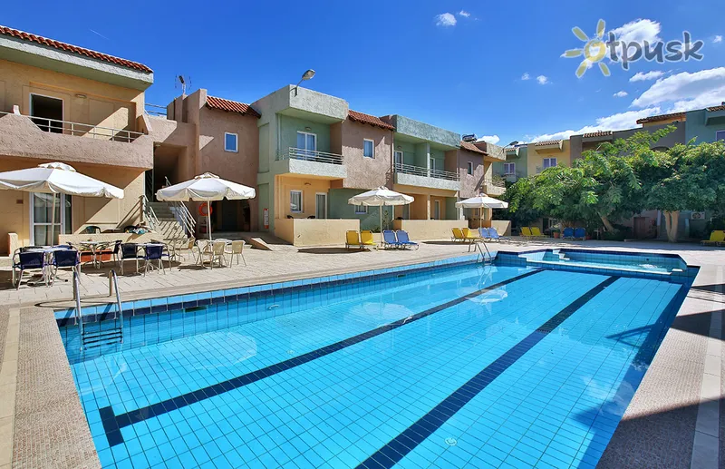 Фото отеля Cosman Aparthotel 3* о. Крит – Іракліон Греція екстер'єр та басейни