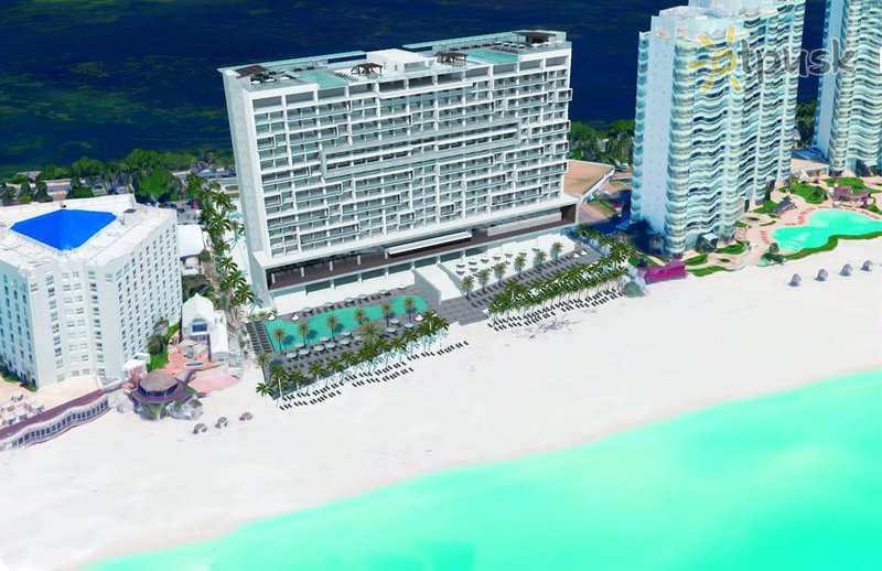 Фото отеля Royalton CHIC Cancun, An Autograph Collection All-Inclusive Resort 5* Канкун Мексика пляж