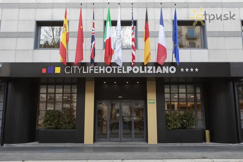 Фото отеля City Life Hotel Poliziano 4* Milanas Italija išorė ir baseinai