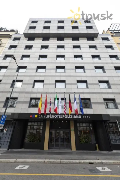 Фото отеля City Life Hotel Poliziano 4* Milanas Italija išorė ir baseinai