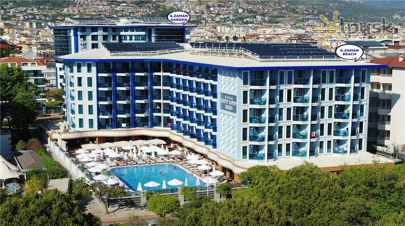 Фото отеля Grand Zaman Beach Hotel 4* Алания Турция экстерьер и бассейны