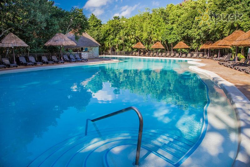 Фото отеля Sandos Caracol Eco Resort 5* Плая дель Кармен Мексика экстерьер и бассейны