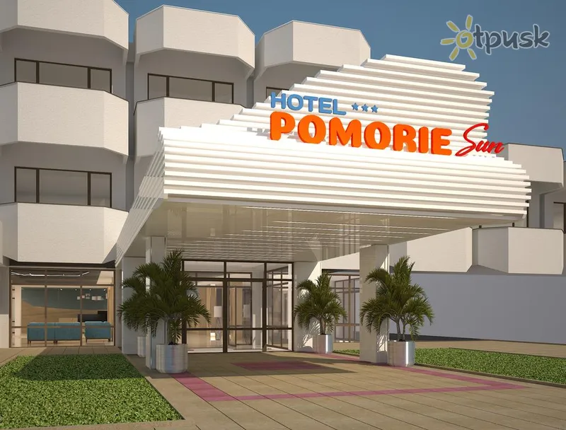 Фото отеля Pomorie Sun Hotel 3* Солнечный берег Болгария экстерьер и бассейны