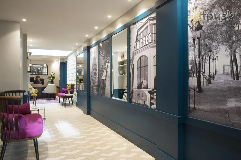 Фото отеля Les Matins de Paris & Spa 4* Parīze Francija vestibils un interjers