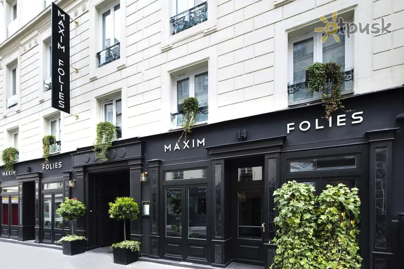 Фото отеля Maxim Folies 3* Paryžius Prancūzija išorė ir baseinai
