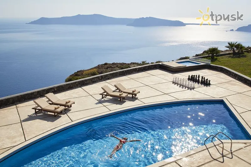 Фото отеля Periscope Villa 4* о. Санторини Греция экстерьер и бассейны