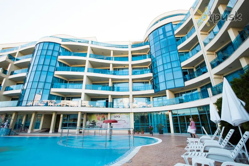 Фото отеля Marina Holiday Club 4* Pomorie Bulgarija išorė ir baseinai