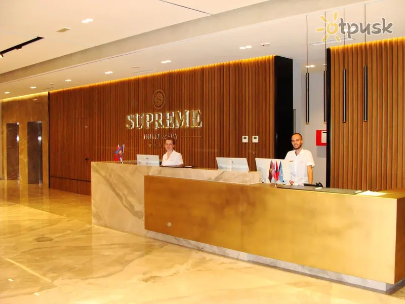 Фото отеля Supreme Hotel & Spa 5* Duresas Albanija fojė ir interjeras