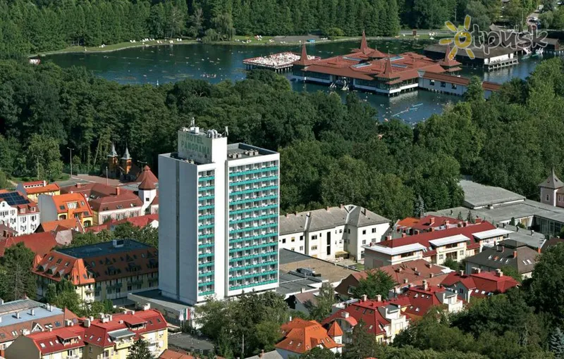 Фото отеля Hunguest Hotel Panorama 3* Heviz Vengrija išorė ir baseinai